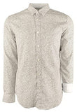 Hugo Boss Men's Big & Tall Ronni Long Sleeve Button Down Shirt 2XL Black Green