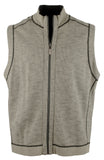 Tommy Bahama - Chaleco reversible con cremallera completa Flipsider para hombre, talla mediana