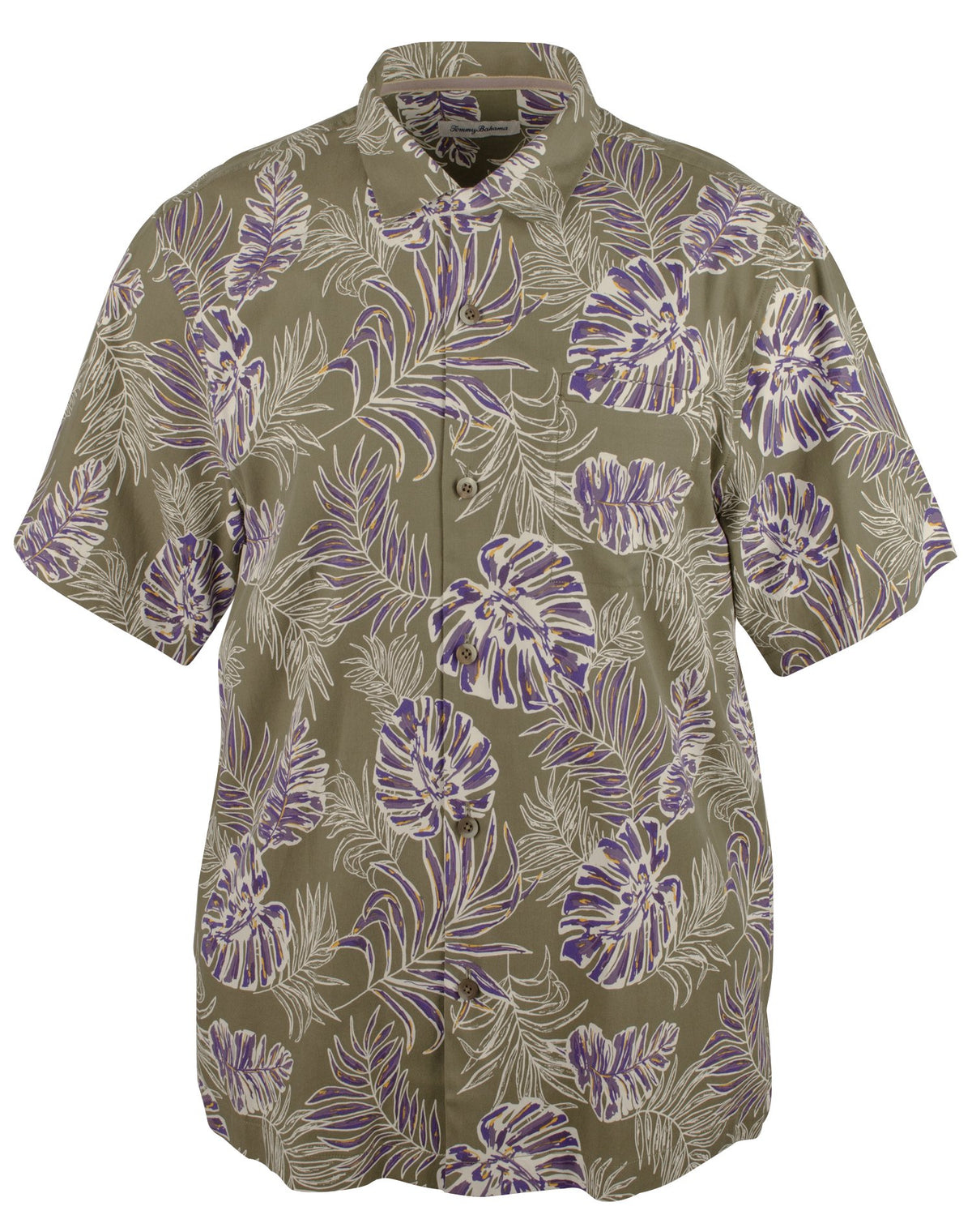 Camisa Tommy Bahama Canyon Leaves Camp para hombre, talla grande, devolución del cliente