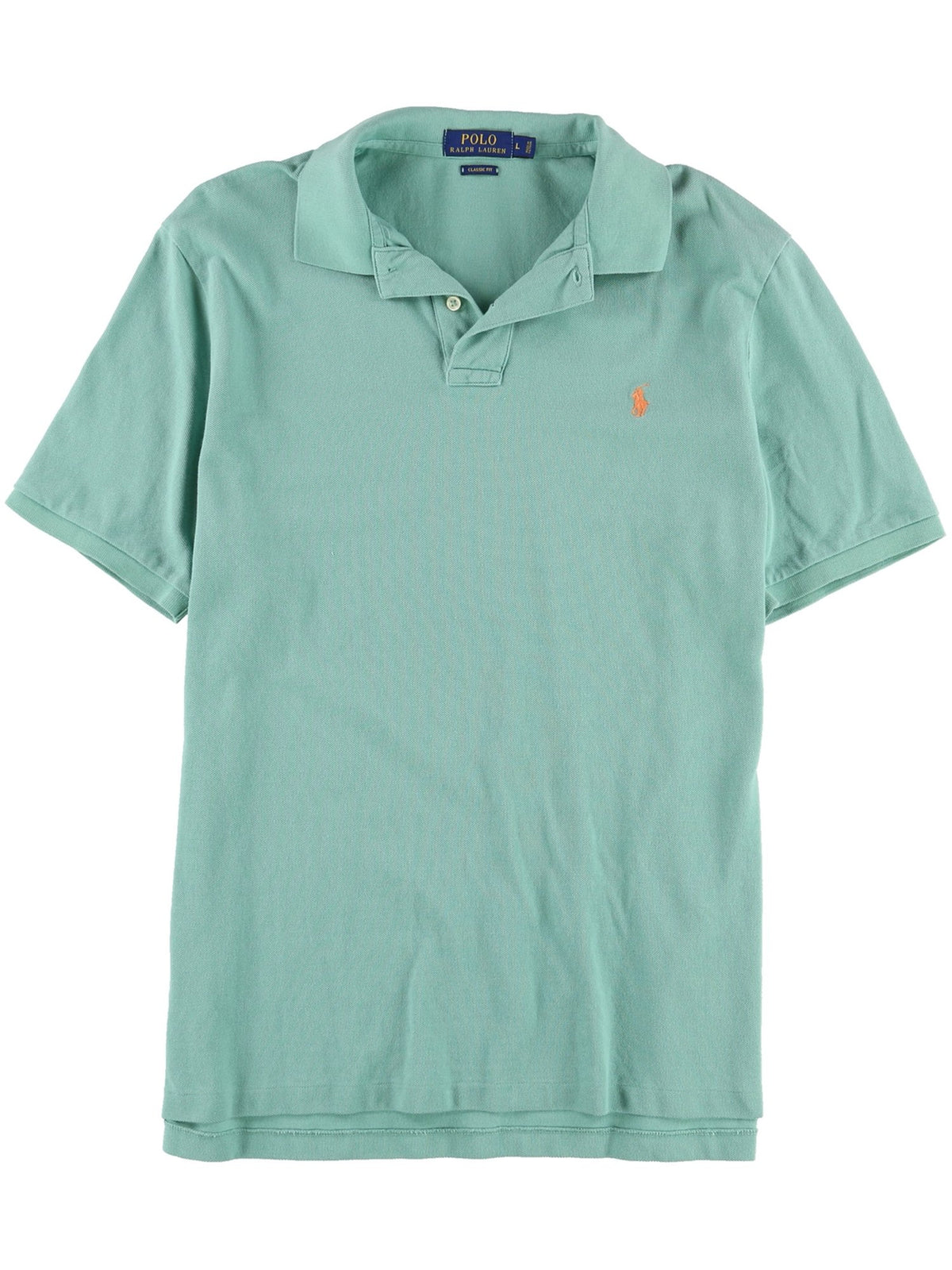 Ralph Lauren Mens Mesh Rugby Polo Shirt, Green, Small
