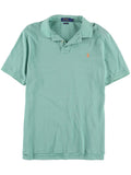 Ralph Lauren Mens Mesh Rugby Polo Shirt, Green, Small