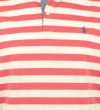 Men's Classic Fit Striped Jersey Polo Shirt-NRW-Small