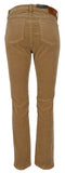 Ralph Lauren Women's Mid-Rise Straight Leg Stretch Corduroy Pants Cml 20W Camel
