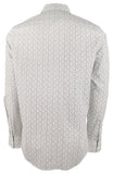 Michael Kors Men's Cotton Blend Slim Fit Long Sleeve Shirt Wht XL