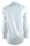 Hugo Boss Men's Enzo Plaid Regular Fit Long Sleeve Shirt 17.5 (34/35) Navy Blue