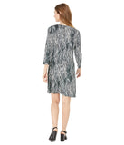 Tommy Bahama Women's Darcy Zesty Zebra Dress Storm Grey Small