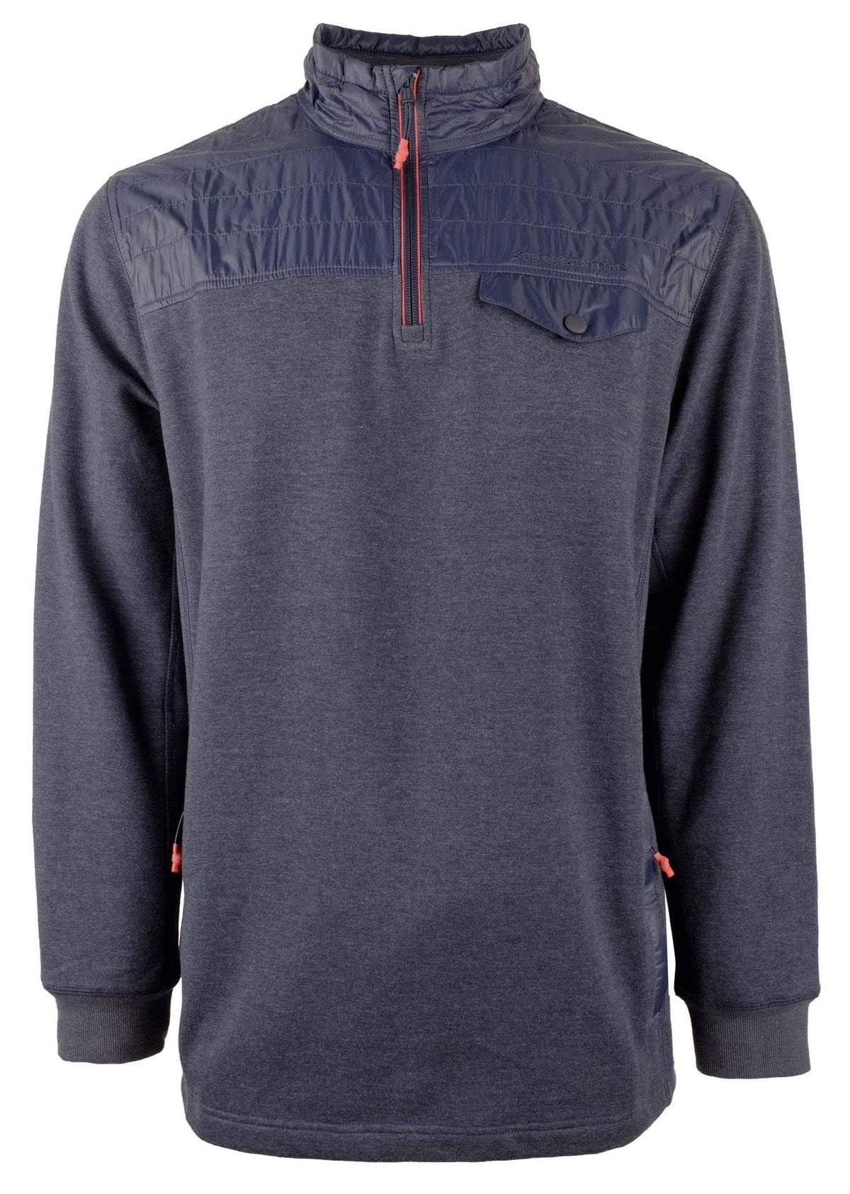 Suéter de manga larga con cremallera 1/4 Woodhaven para hombre de Southern Tide, talla XL, azul marino