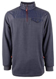 Suéter de manga larga con cremallera 1/4 Woodhaven para hombre de Southern Tide, talla XL, azul marino