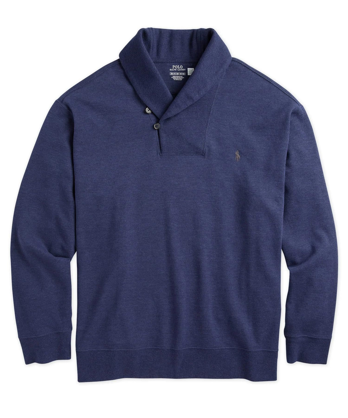 Ralph Lauren Men's Shawl Neck Estate Long Sleeve Rib Sweater