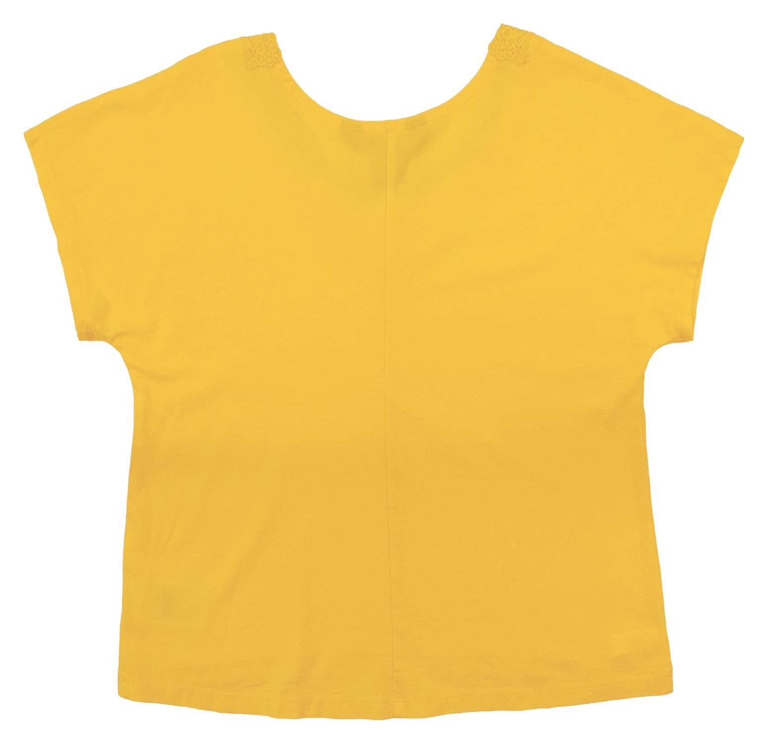 Ralph Lauren Kid's Girl's Cap Sleeve Jersey Top T-Shirt-Y-3/3T Yellow