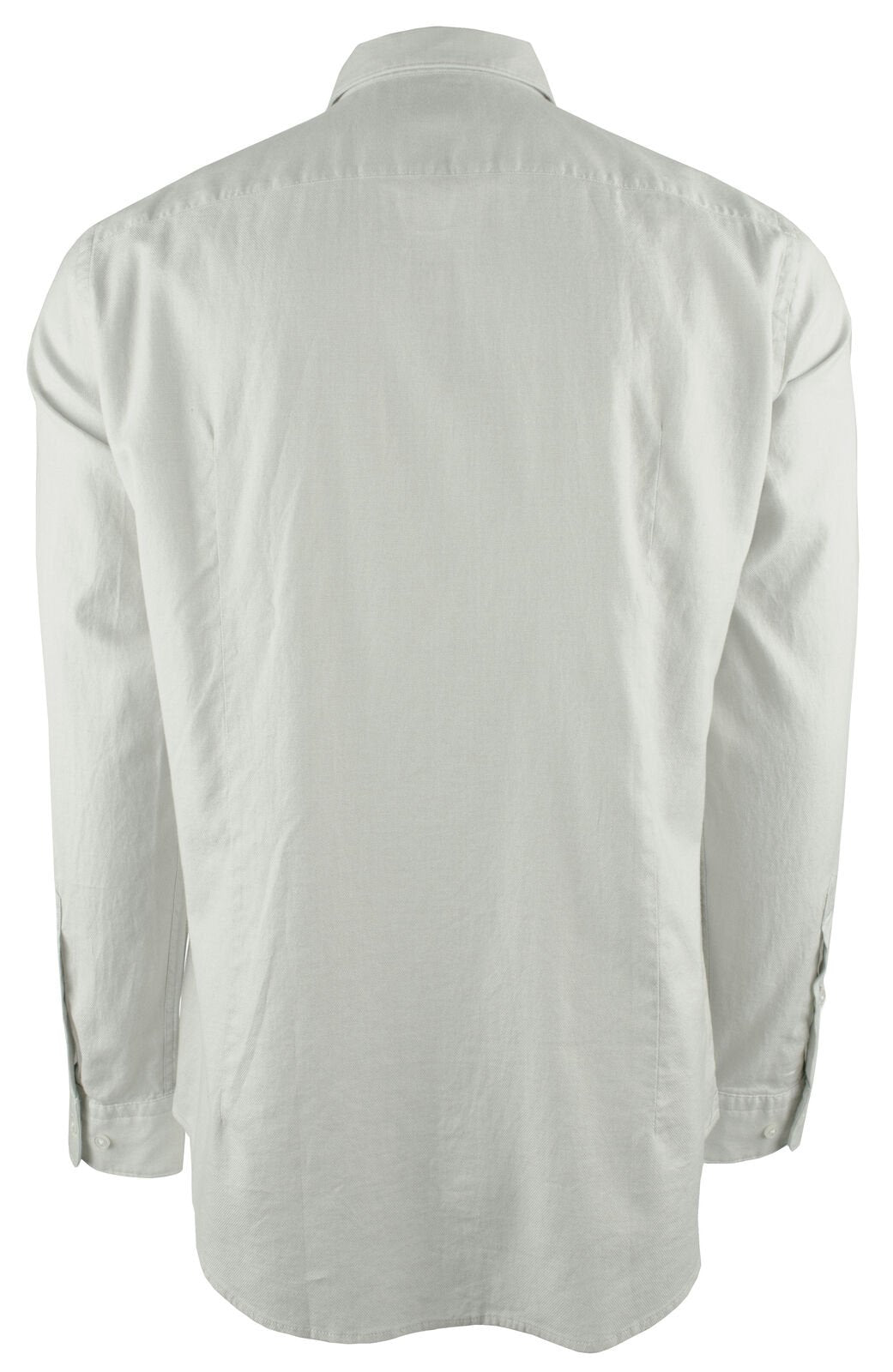 Hugo Boss Men's Rikki Slim Fit Stretch Long Sleeve Shirt Natural