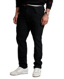 POLO RALPH LAUREN Men's Big & Tall Slub Canvas Classic Fit Cargo Blk 44Bx30