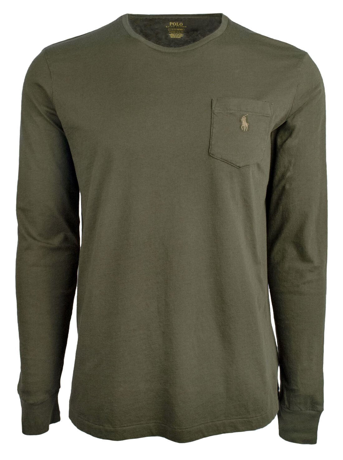 Customer Return Polo Ralph Lauren Men's Custom Slim Fit Cotton Long Sleeve