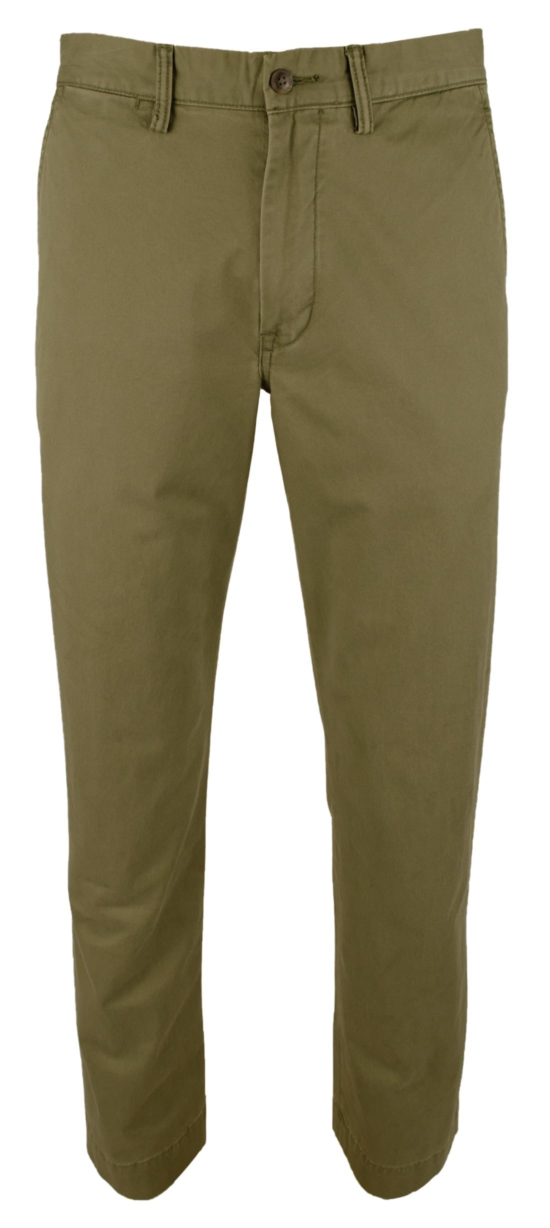 Polo Ralph Lauren Mens Classic Fit Casual Chino Pants (Defender Green, 33 32)