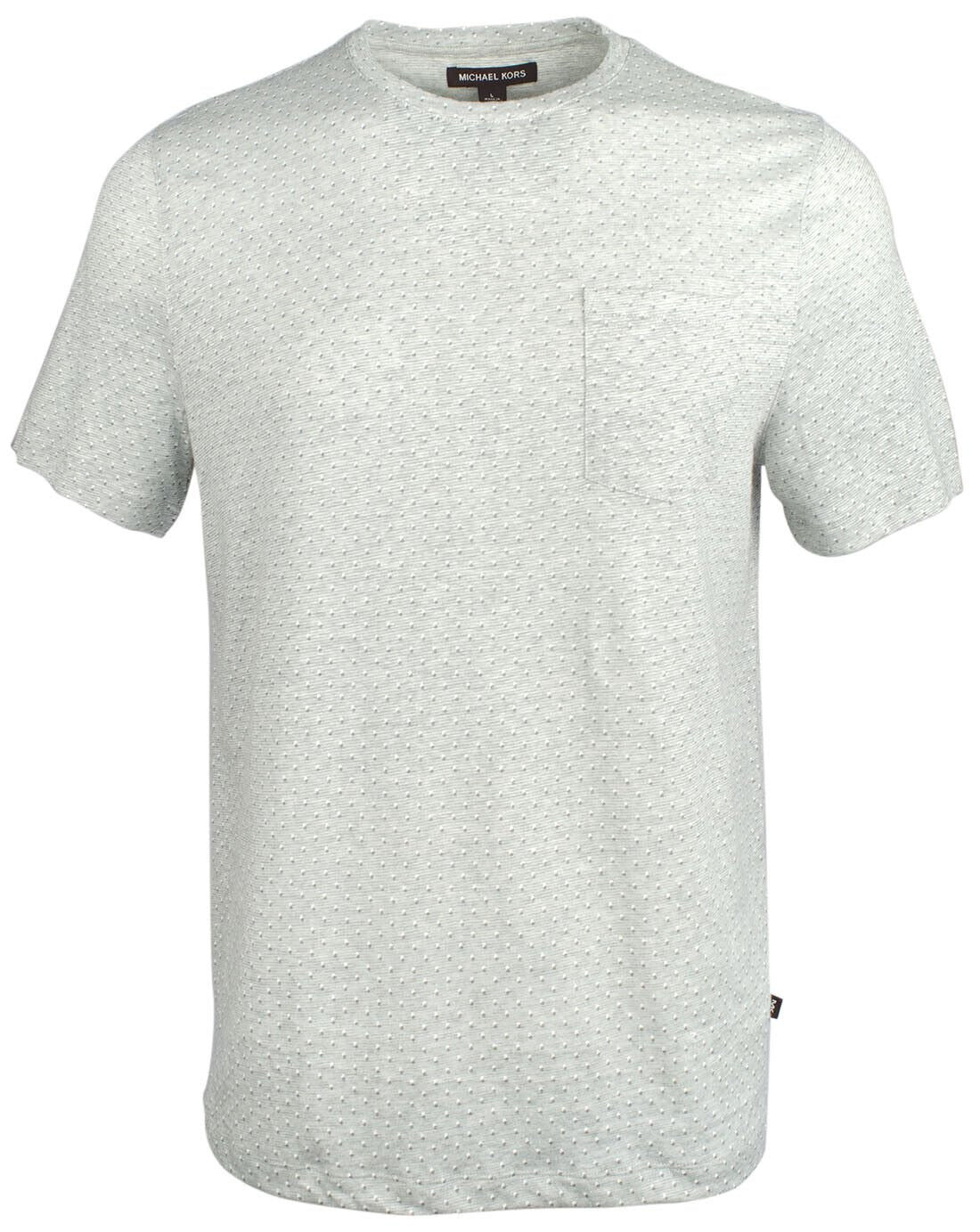 Customer Return Michael Kors Men's Printed Short Sleeve Shirt-HG-XL