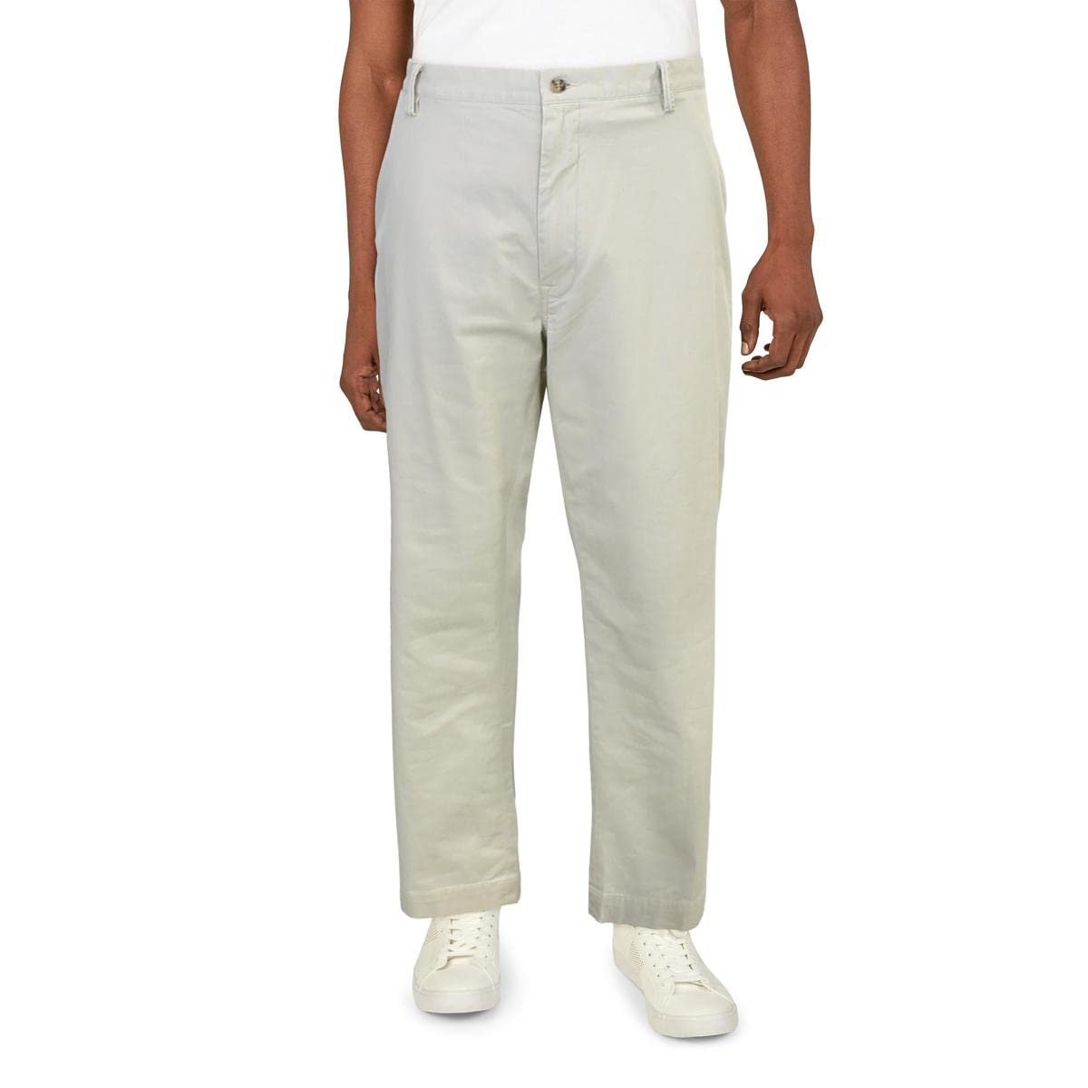 Men's Big and Tall Stretch Classic Fit Chino Pants BG 50Bx30L Beige