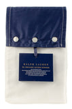 RL Organic Sateen Border One Standard Sham 20X28 Inches Polo Navy