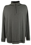 Tommy Bahama Men's Big & Tall Flipshore Half Zip Sweatshirt (Ebony, 4XB)