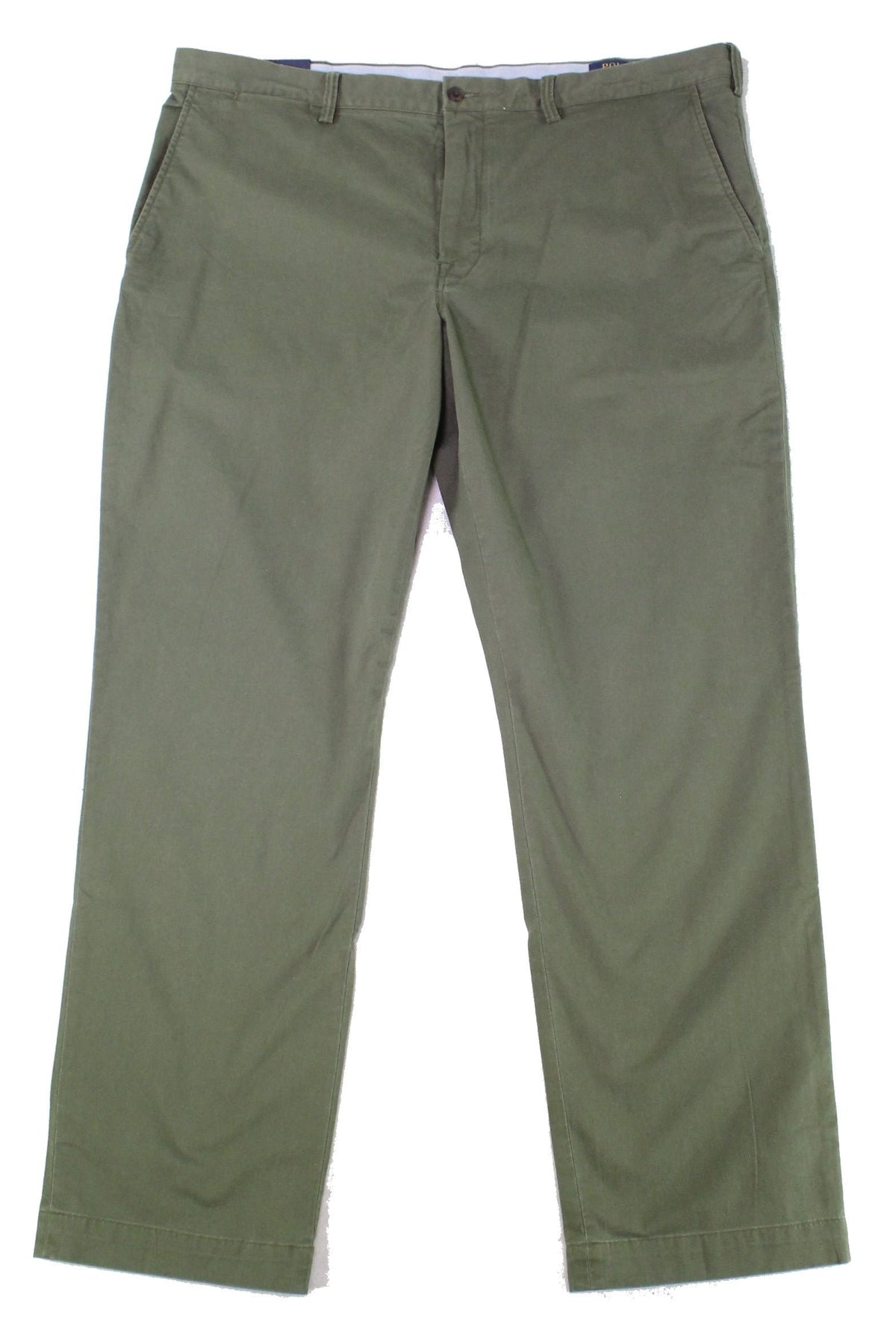 Men's Straight Fit Stretch Twill Chino Pants DGrn 36X30