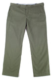 Men's Straight Fit Stretch Twill Chino Pants DGrn 36X30