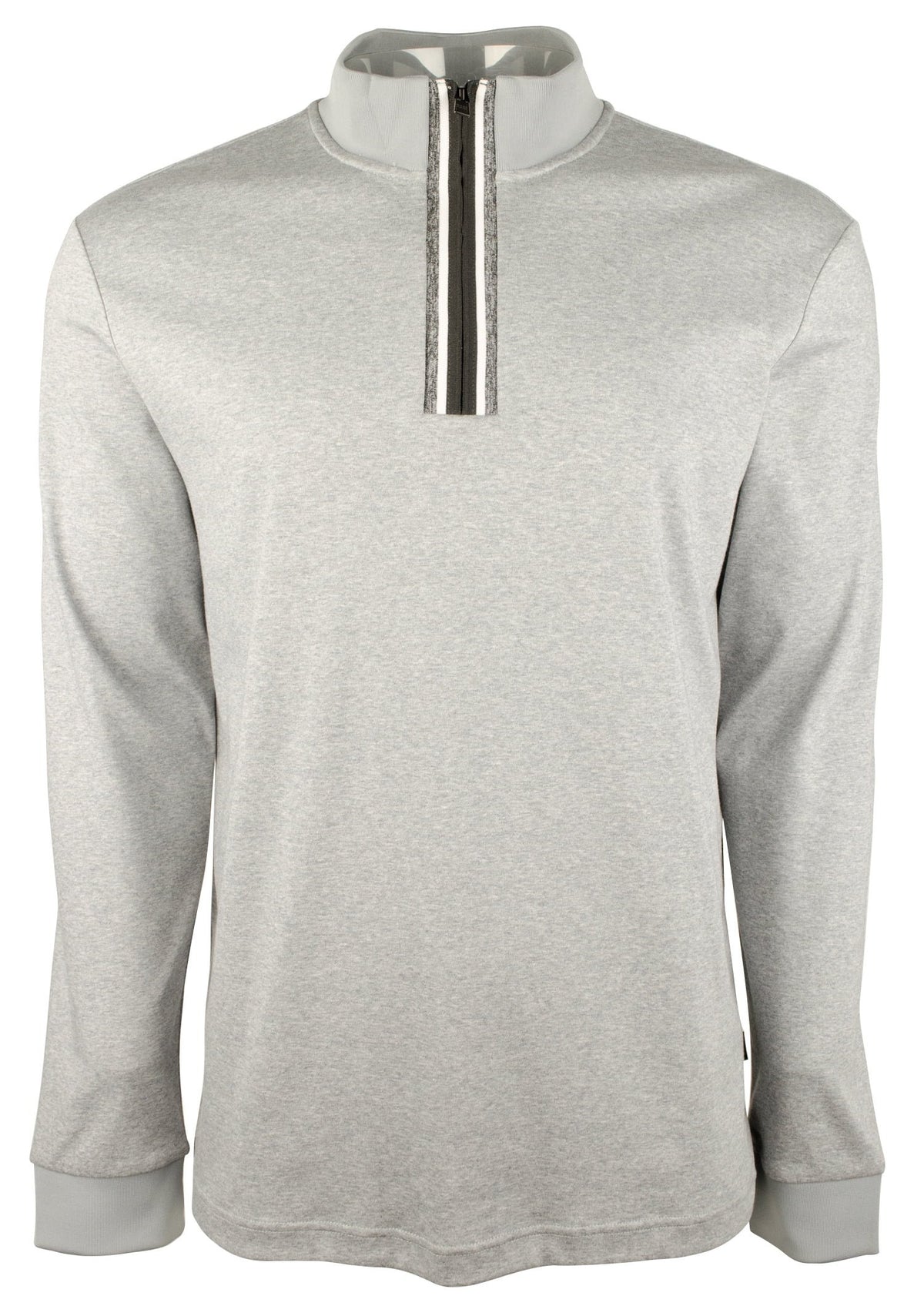 Hugo Boss Men's Tenore Jersey Quarter Zip Pullover-S-Medium
