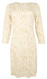 Tommy Bahama Darcy Zesty Zebra Dress Golden Honey XS (US 2)