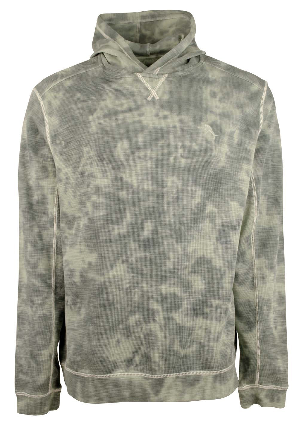 Tommy Bahama Erkek Tobago Bay Tide Uzun Kollu Kapüşonlu Sweatshirt Trout 2XL