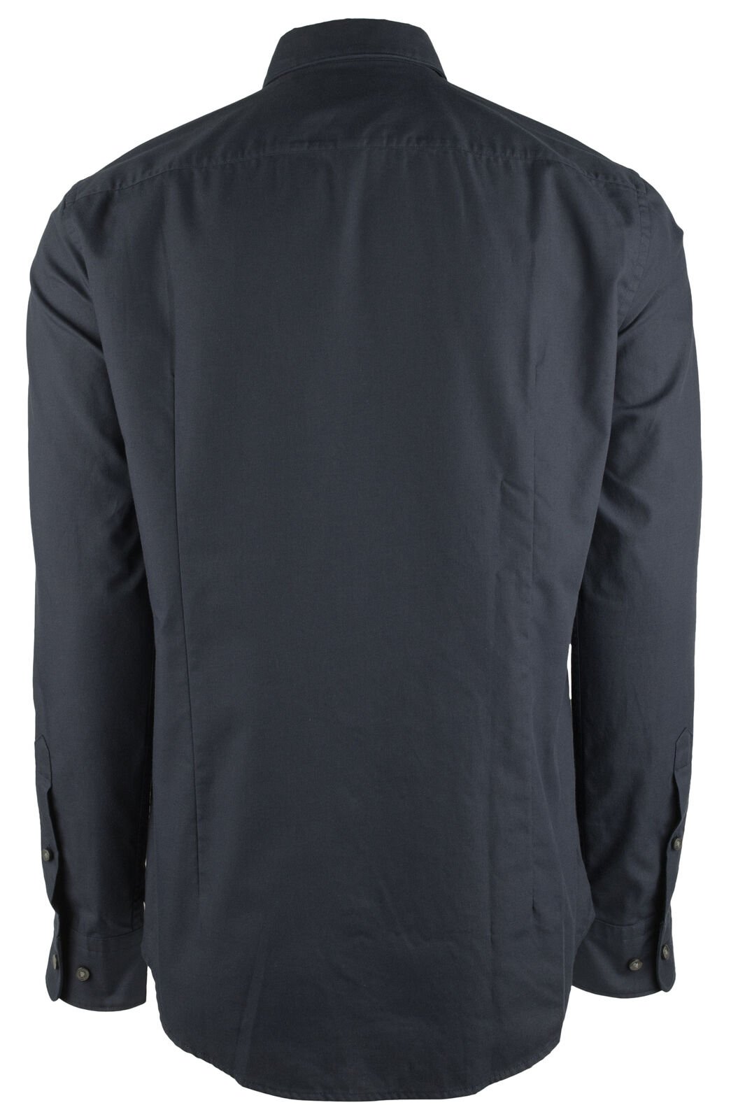 Hugo Boss Men's Ronni Slim Fit Long Sleeve Button Front Shirt Dark Blue