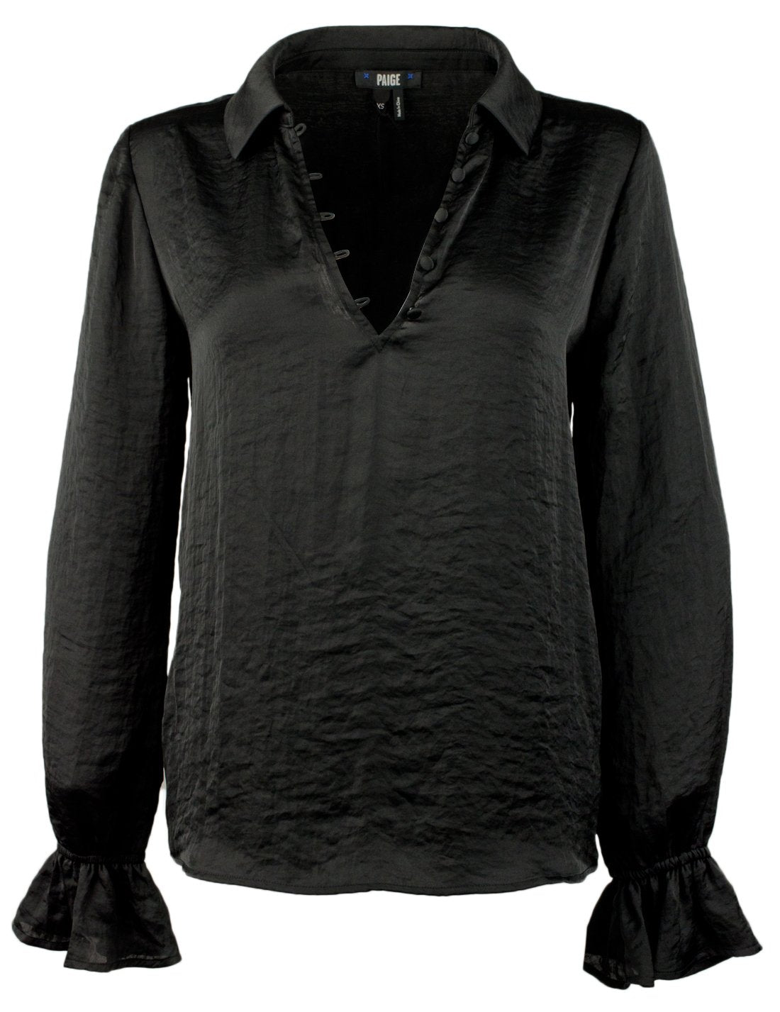 Paige Women's Long Sleeve Blouse Black XS