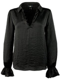 Paige Women's Long Sleeve Blouse Black XS