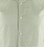 Hugo Boss Men's Ronni Long Sleeve Stripe Slim Fit Button Down Shirt Dark Green