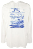 Tommy Bahama Men's Indigo Shadow Lux Hoodie Shirt