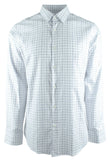 Hugo Boss Men's Enzo Regular Fit Plaid Long Sleeve Button Down Shirt 15.5 (32/33) Navy Blue