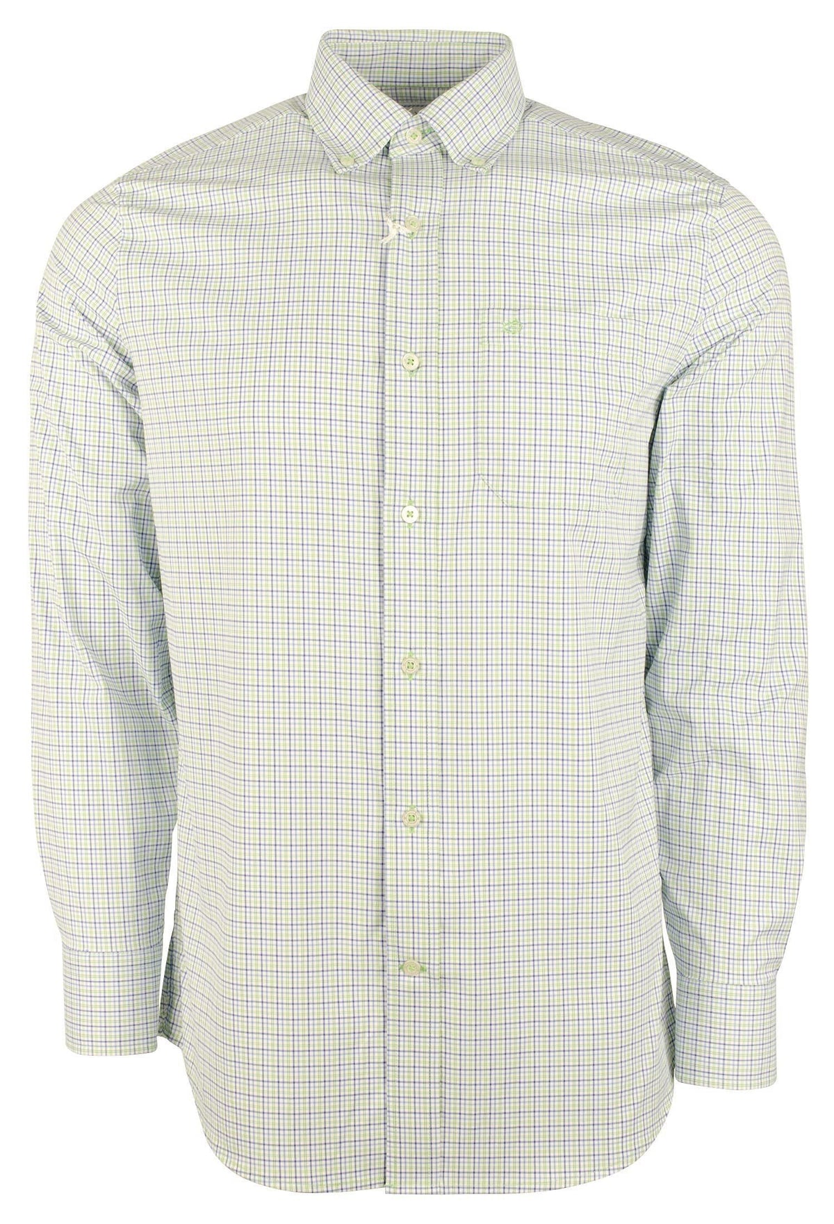 Camisa deportiva intercostera a cuadros Jibe de Southern Tide para hombre, color verde té, talla pequeña
