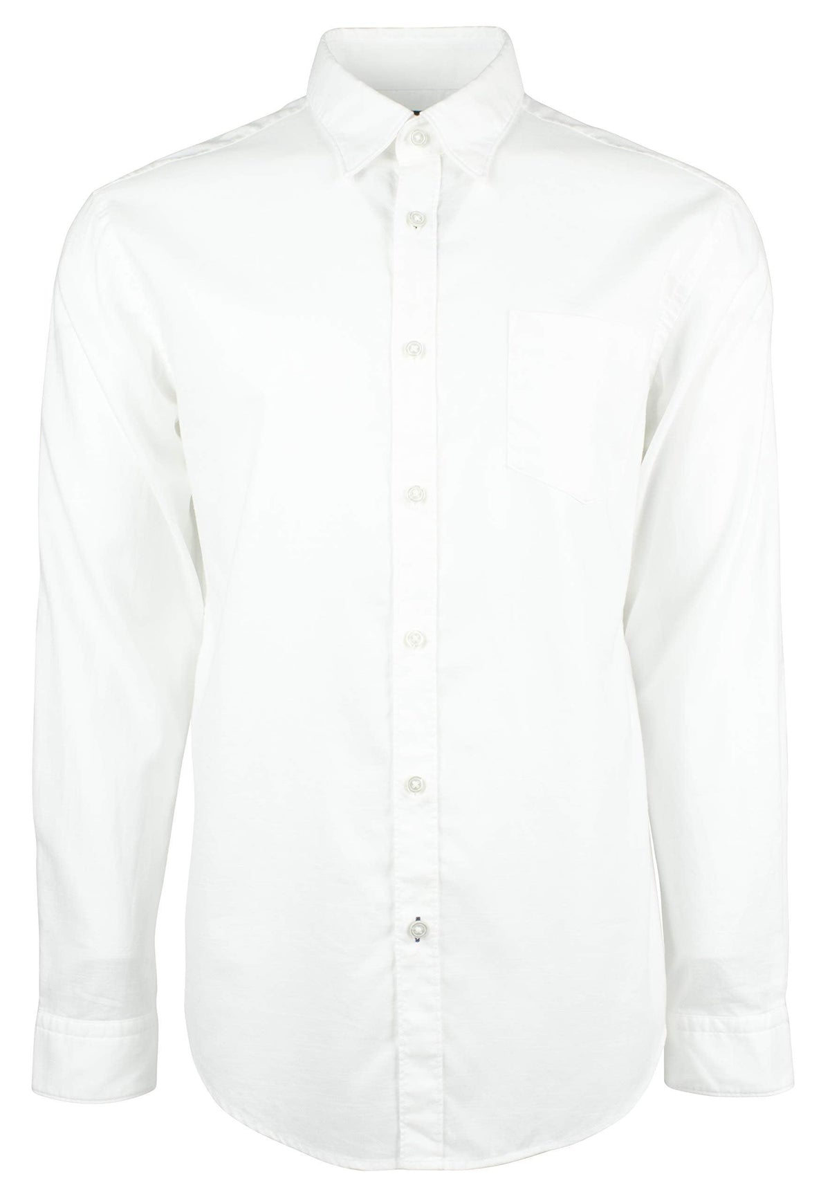 Men's Rodney Slim Fit Long Sleeve Shirt Wht XXL