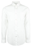 Men's Rodney Slim Fit Long Sleeve Shirt Wht XXL