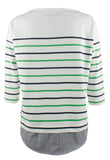 Lauren Ralph Lauren Women's Petite Layered Cotton Top-SWM-PM