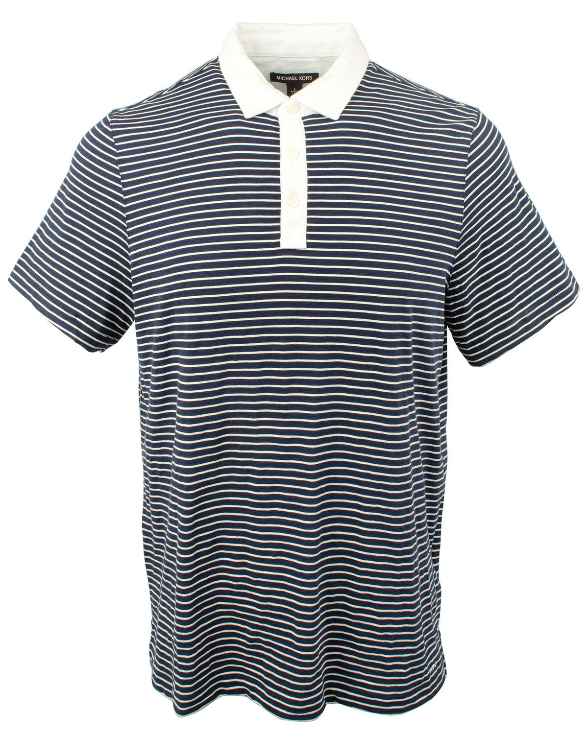 Michael Kors Men's Lightweight Striped Polo Shirt