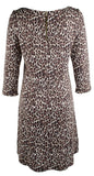 Vestido Cat's Meow para mujer, talla grande, color negro y marrón