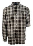 Polo Ralph Lauren Mens' Casual Double Faced Plaid Long Sleeve Shirt BW S