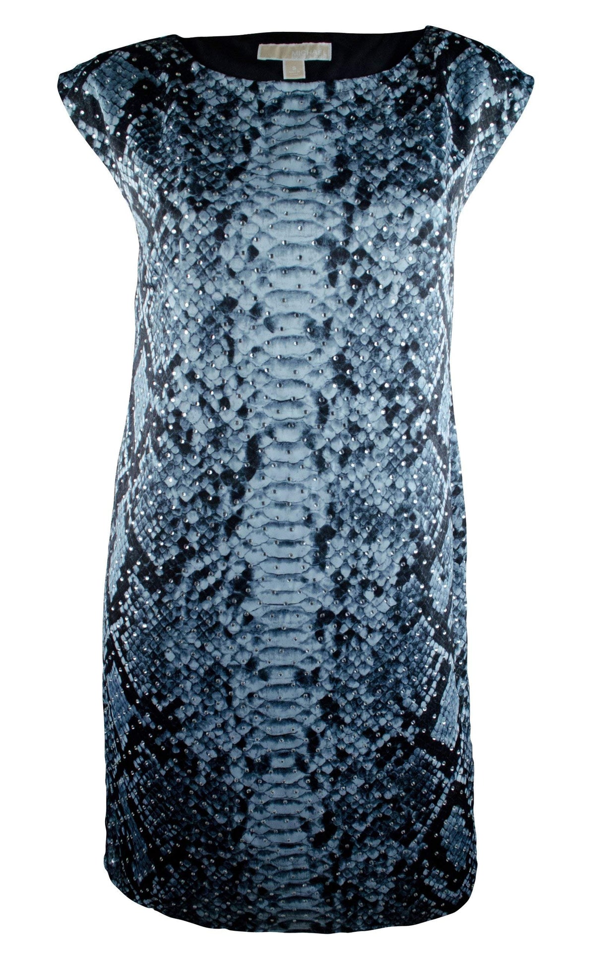 Women's Animal Studded Print Shift Dress PBl XS