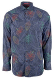 Tommy Bahama Men's Siesta Key Etched Fronds Long Sleeved Shirt Large