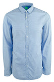 Hugo Boss Men's Slim-Fit Long Sleeve Shirt XXL Blue