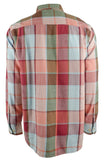 Camisas Tommy Bahama de manga larga con botones Heredia Yarn para hombre, color ciruela pasa, talla XL