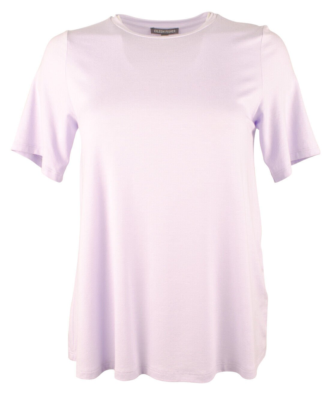Eileen Fisher Women's Crew Neck Short Sleeved Top Purple XXS