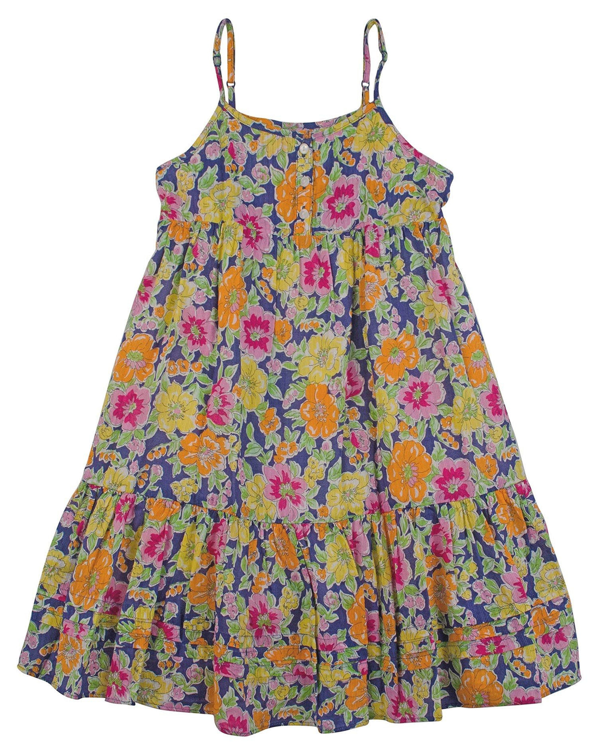 Ralph Lauren Girls Childrenswear 7-20 Batiste Floral Dress -NM-14