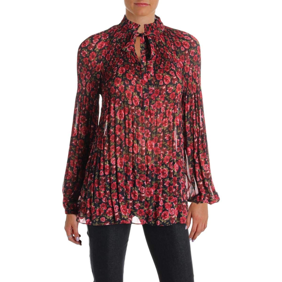 Lauren Ralph Lauren Women's Duong Sheer Pleated Blouse