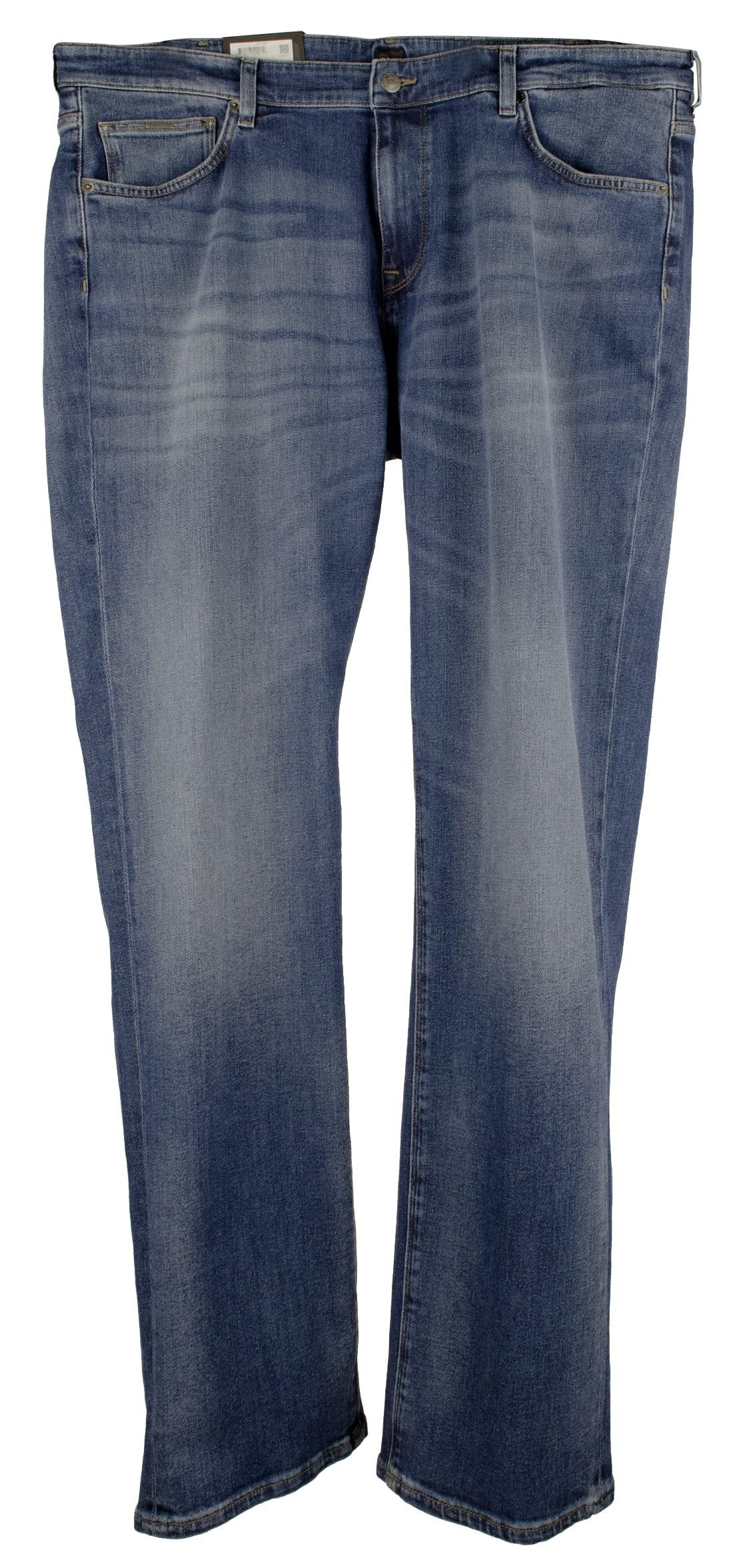 Hugo Boss Men's Big & Tall Maine Regular fit Stretch Jean Pants 42x36 Navy Blue