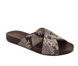 Michael Kors Women's Somerly Slide Sandals Gry 5 B(M) US