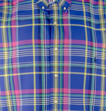POLO RALPH LAUREN Men's Big & Tall Long Sleeve Plaid Performance Shirt BMlt 2XB Multi
